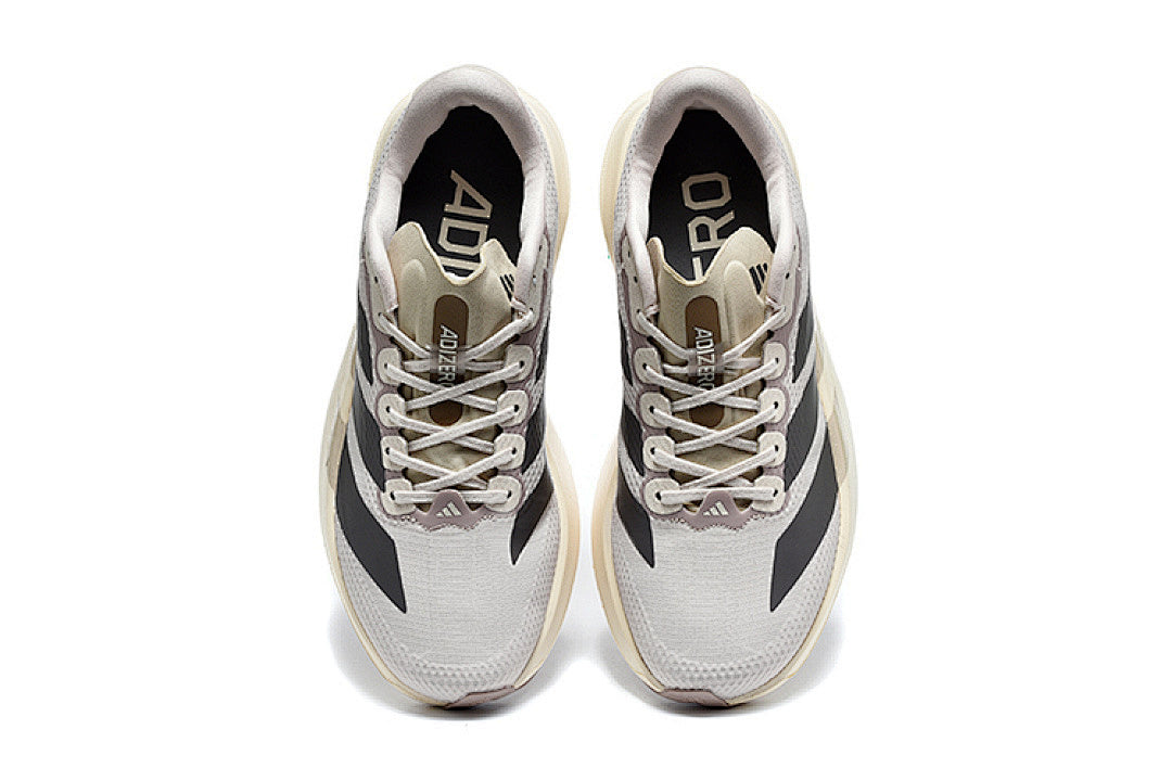 Adidas Adizero Evo SL Running Shoes in Grey / Off-White / Black