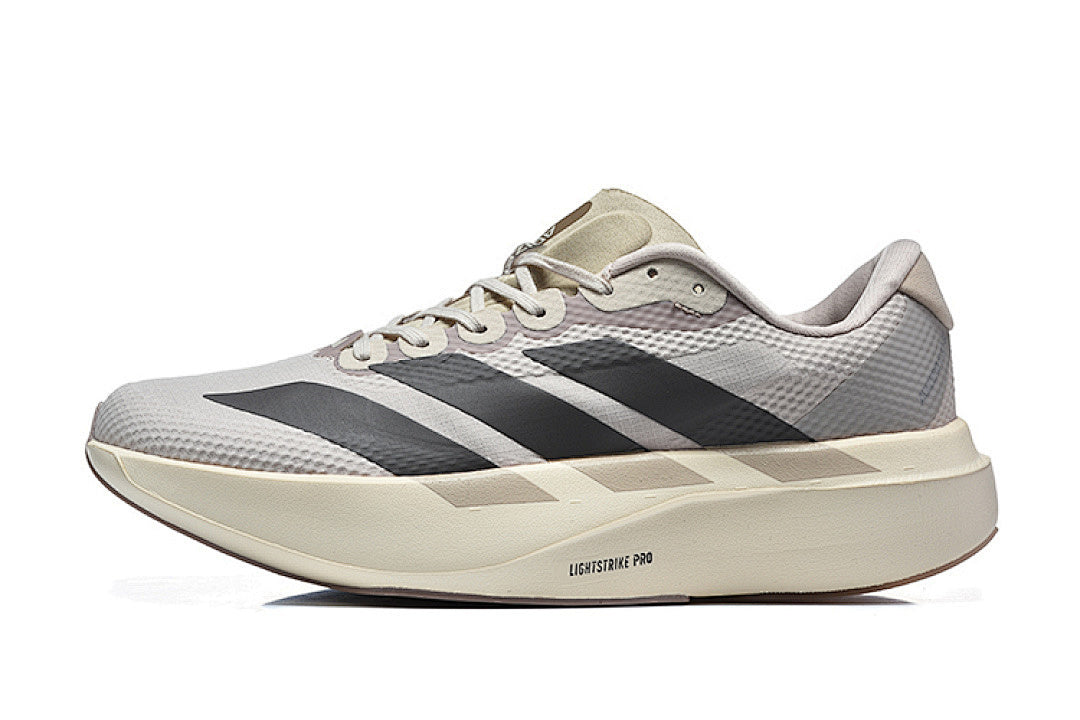 Adidas Adizero Evo SL Running Shoes in Grey / Off-White / Black