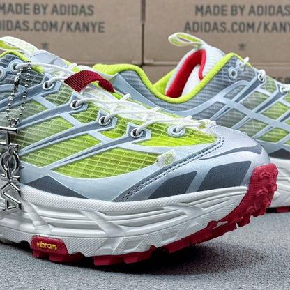Hoka Mafate Three2 Fluorescent | Gray