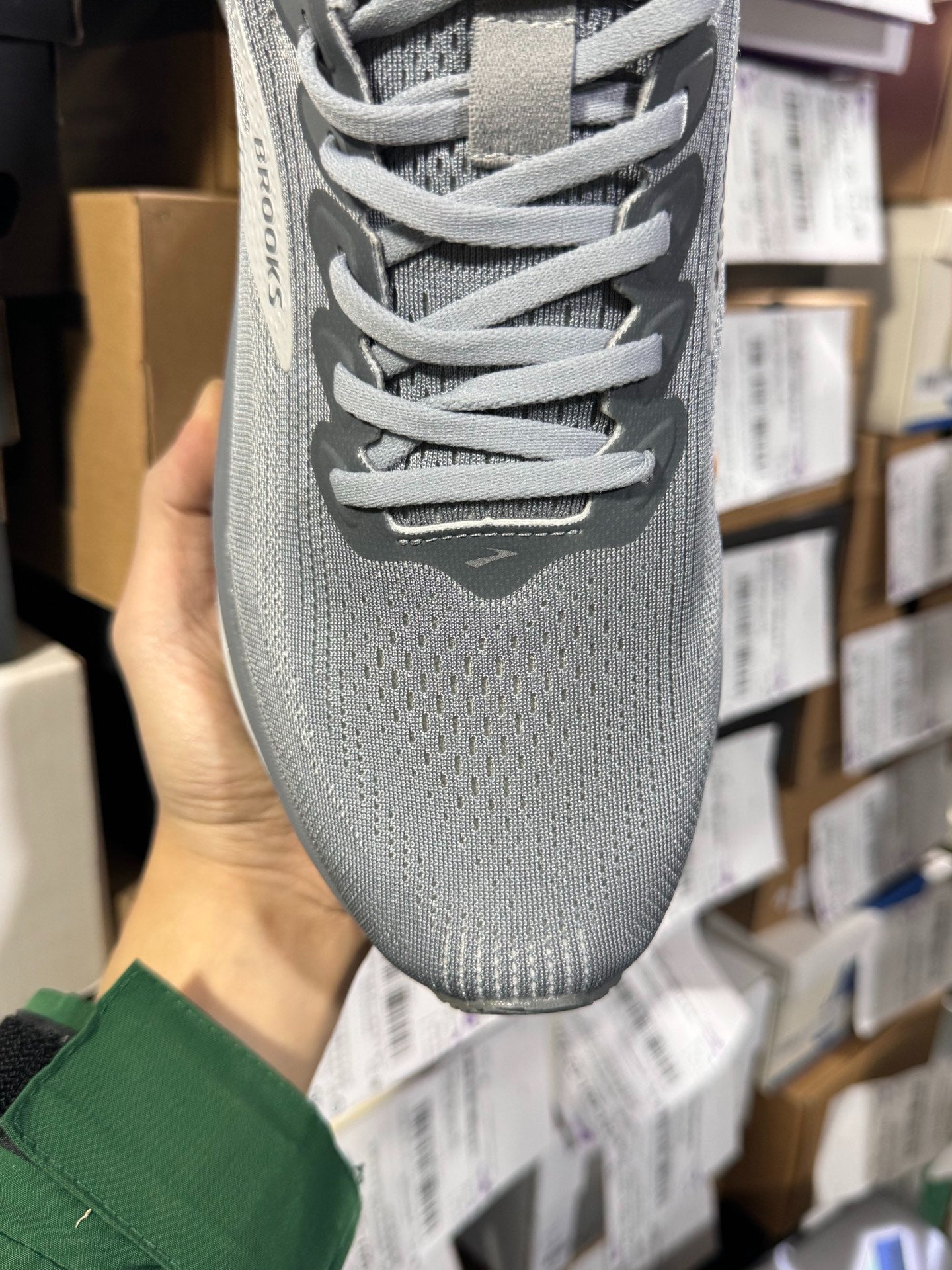Brooks Ghost 17 Men's Neutral Road Running Shoes (Primer Grey/Oyster Mushroom)