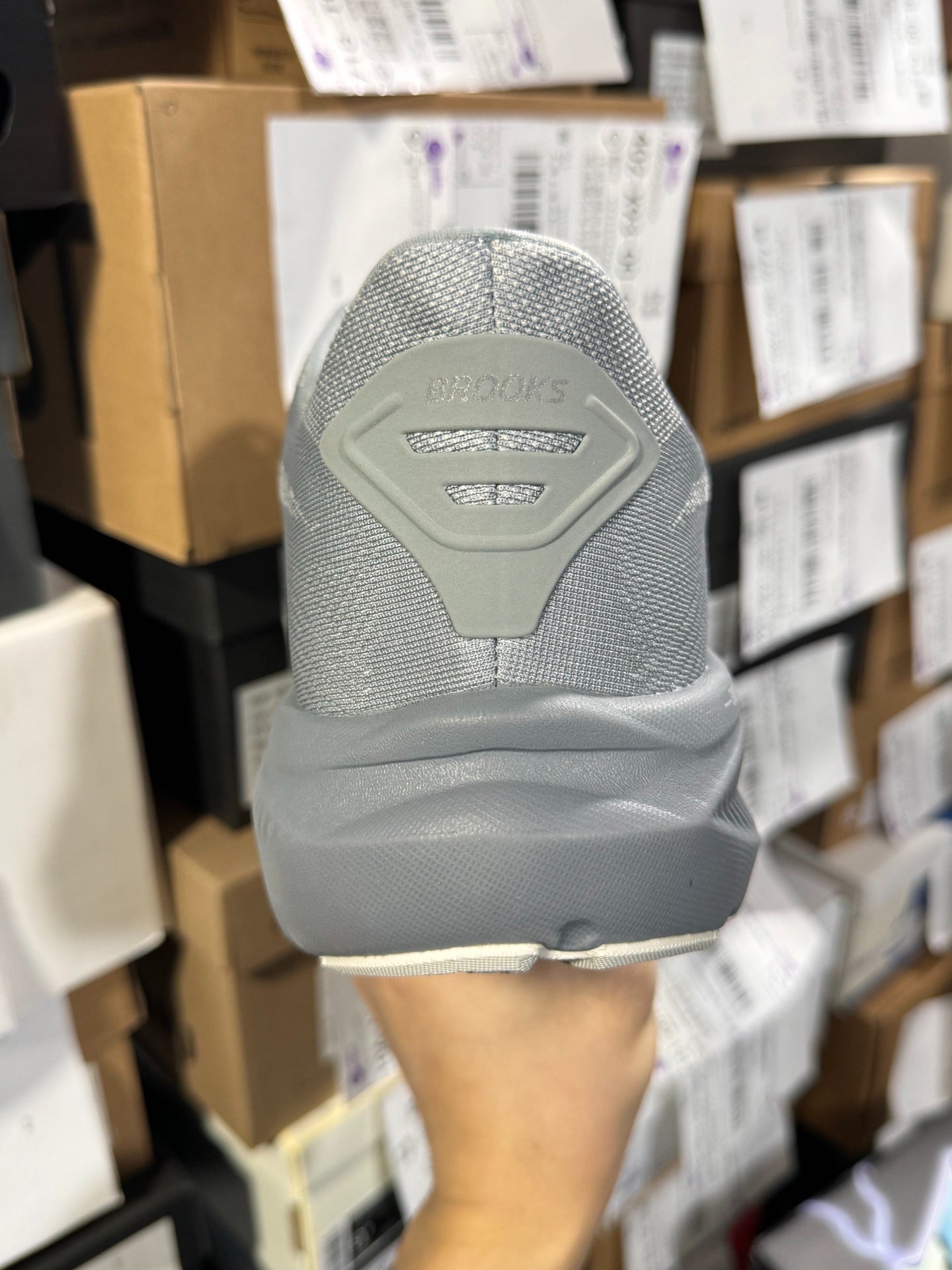 Brooks Ghost 17 Men's Neutral Road Running Shoes (Primer Grey/Oyster Mushroom)