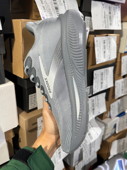 Brooks Ghost 17 Men's Neutral Road Running Shoes (Primer Grey/Oyster Mushroom)