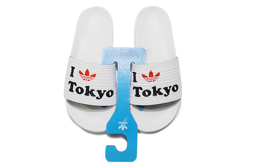 Adidas Originals Adilette "I Love Tokyo" Slide Sandals GX6960