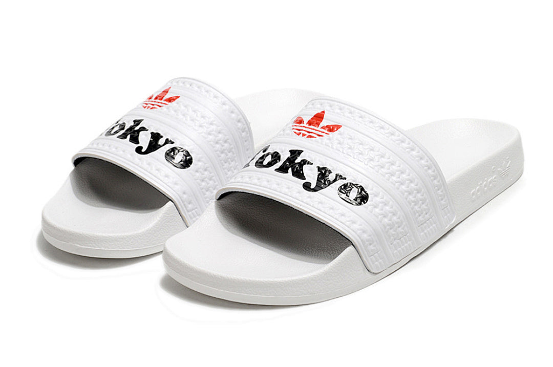 Adidas Originals Adilette "I Love Tokyo" Slide Sandals GX6960