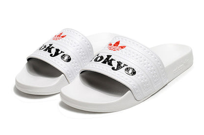 Adidas Originals Adilette "I Love Tokyo" Slide Sandals GX6960