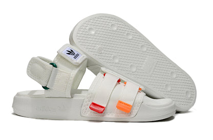 Adidas Originals Adilette 4-Strap Sandals White Multi-Color GZ8829