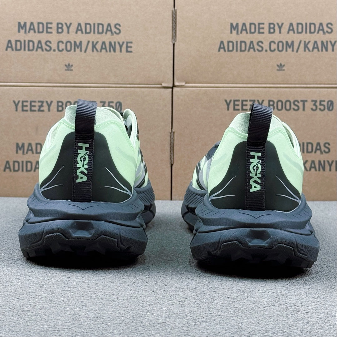 Hoka Mafate Speed 4 Black | Mint Green