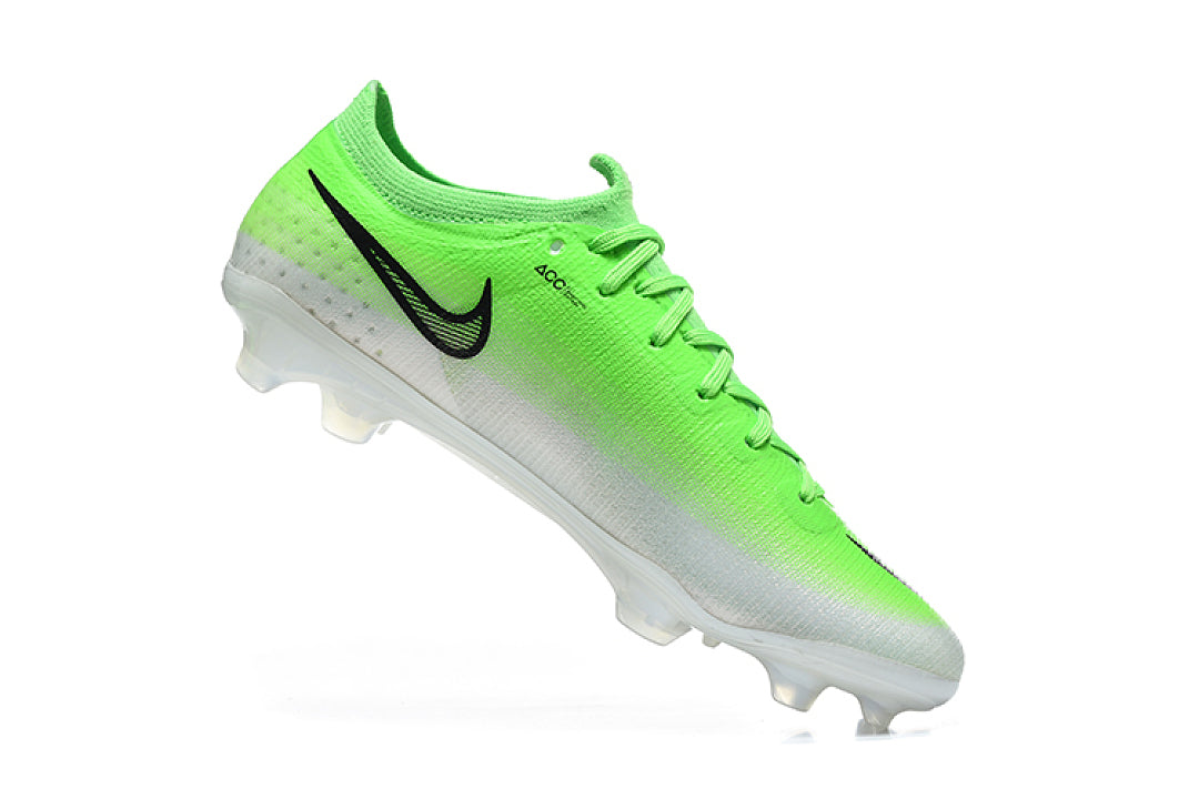 Nike Air Zoom Mercurial Vapor 17 Elite FG Soccer Cleats - Green/White "Atomknit" Edition