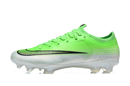 Nike Air Zoom Mercurial Vapor 17 Elite FG Soccer Cleats - Green/White "Atomknit" Edition