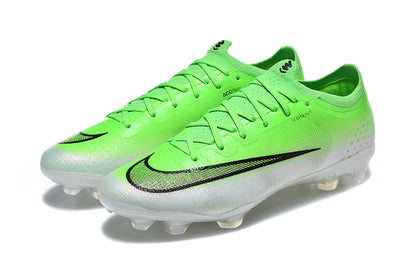 Nike Air Zoom Mercurial Vapor 17 Elite FG Soccer Cleats - Green/White "Atomknit" Edition