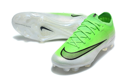 Nike Air Zoom Mercurial Vapor 17 Elite FG Soccer Cleats - Green/White "Atomknit" Edition