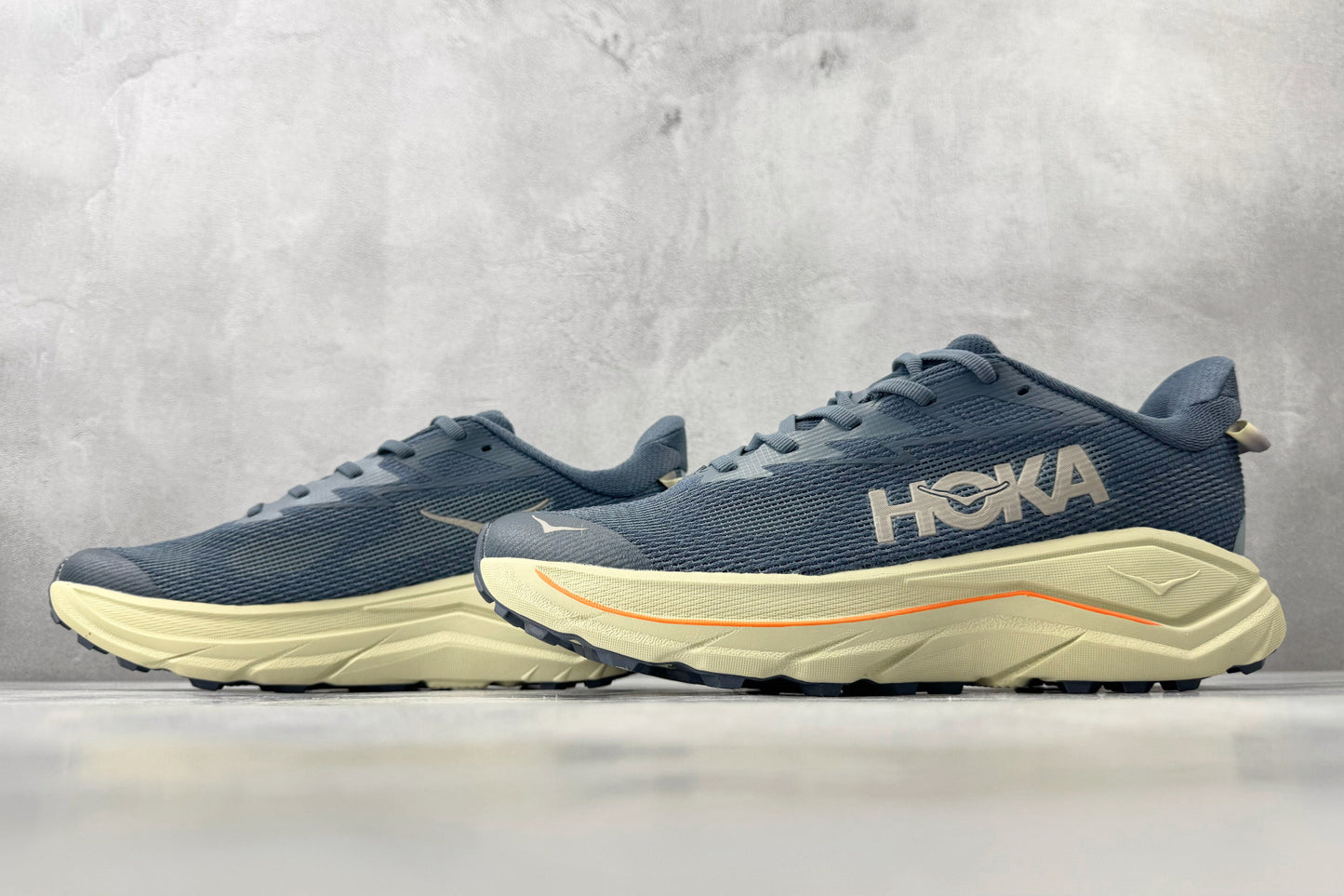 HOKA ONE ONE Challenger 8 "Slate Blue / Beige" All-Terrain Running Shoes