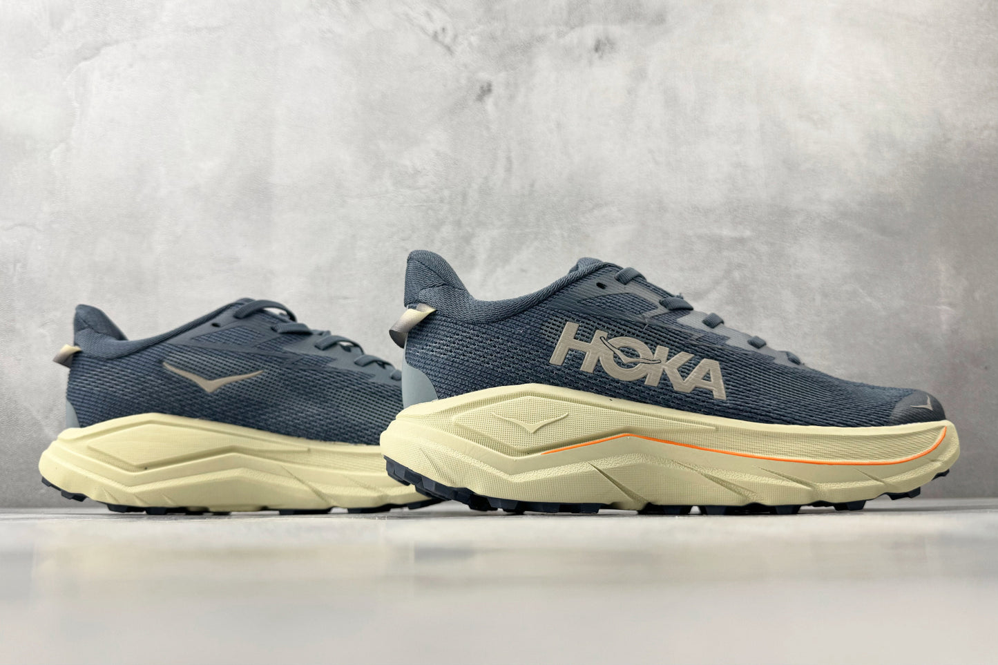 HOKA ONE ONE Challenger 8 "Slate Blue / Beige" All-Terrain Running Shoes