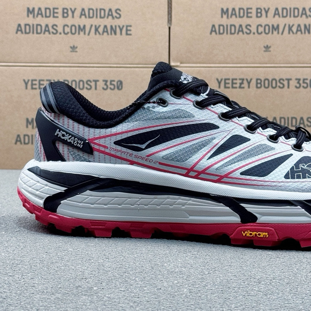 HOKA Mafate Speed 2 Black Red