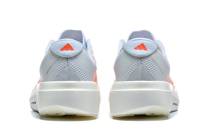 Adidas Adizero Evo SL Running Shoes in Cloud White / Solar Orange