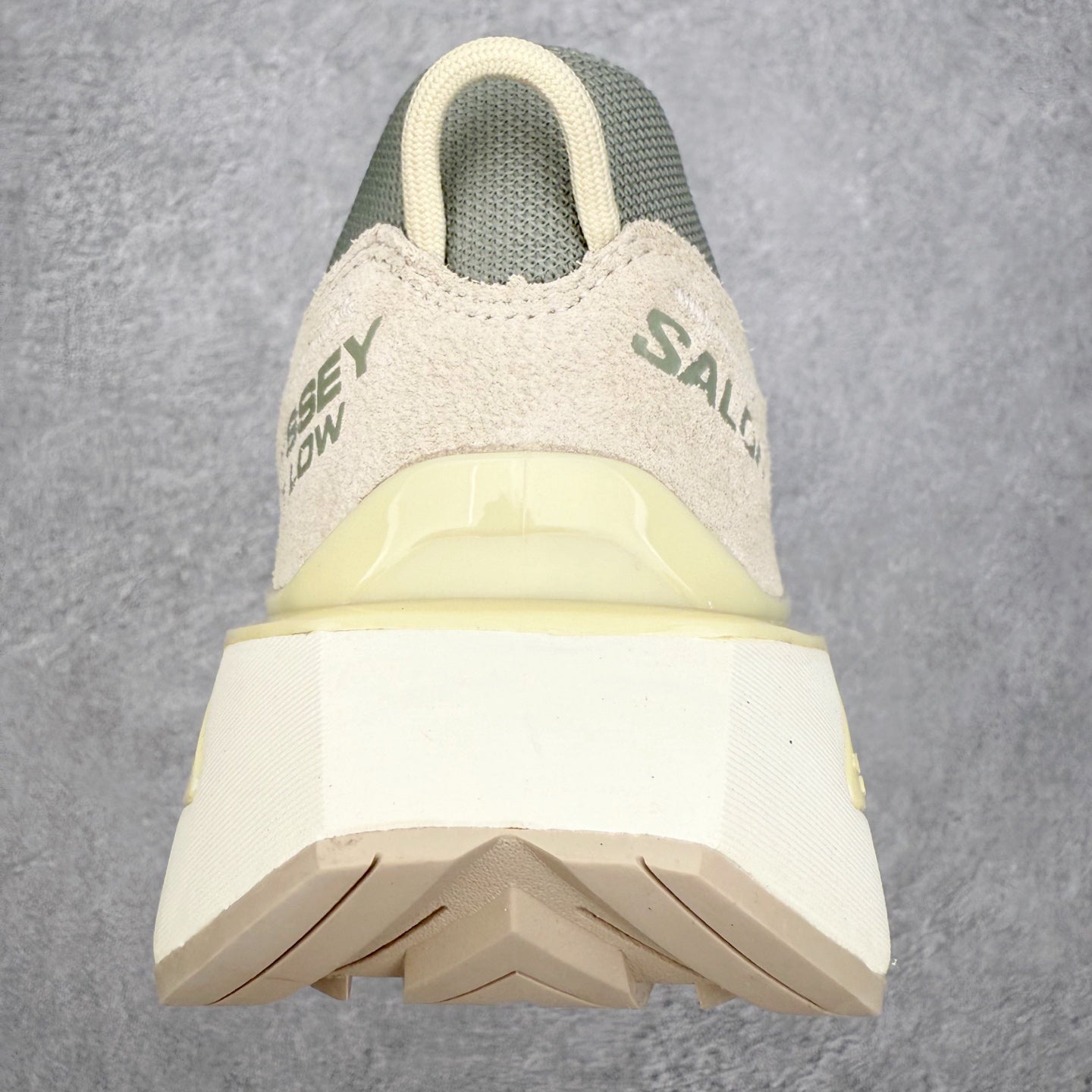 Salomon Odyssey Elmt Low Green Beige Men Women Chunky Shoes