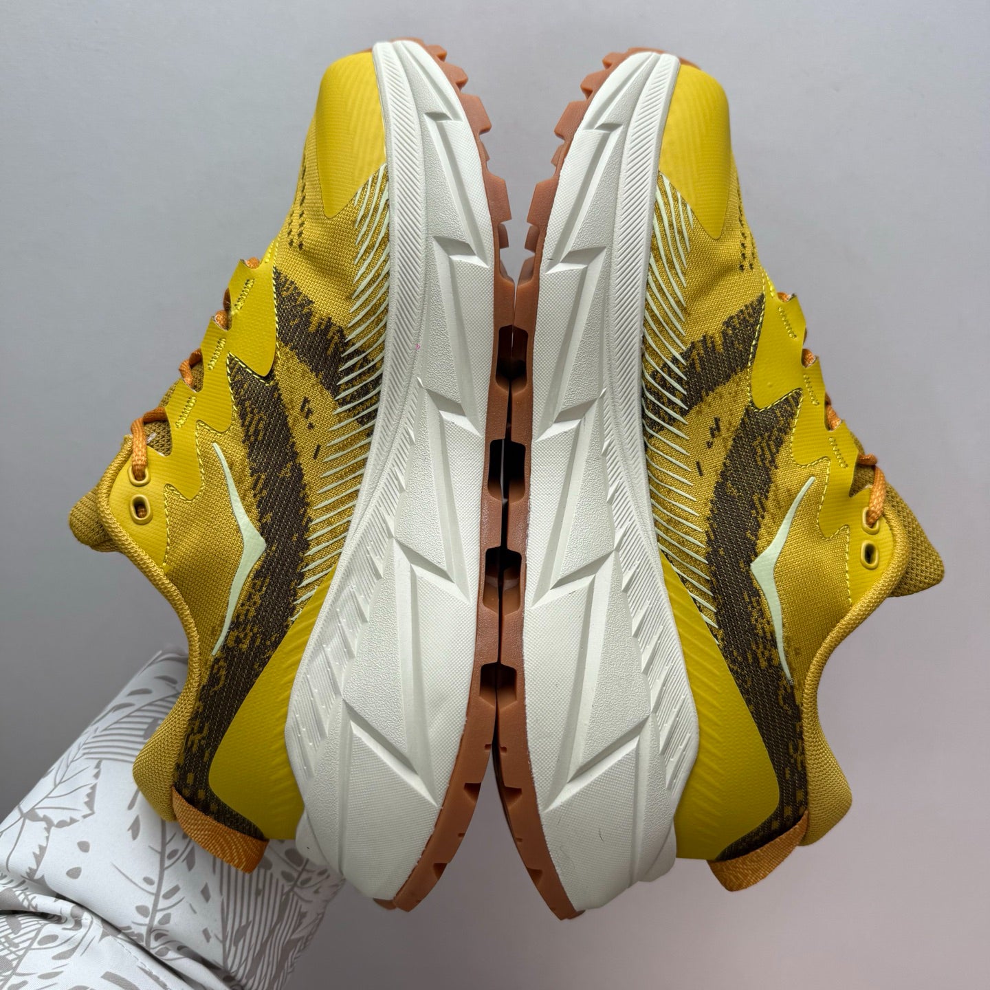 HOKA Skyline-Float X Flaxseed/Pollen Sneakers