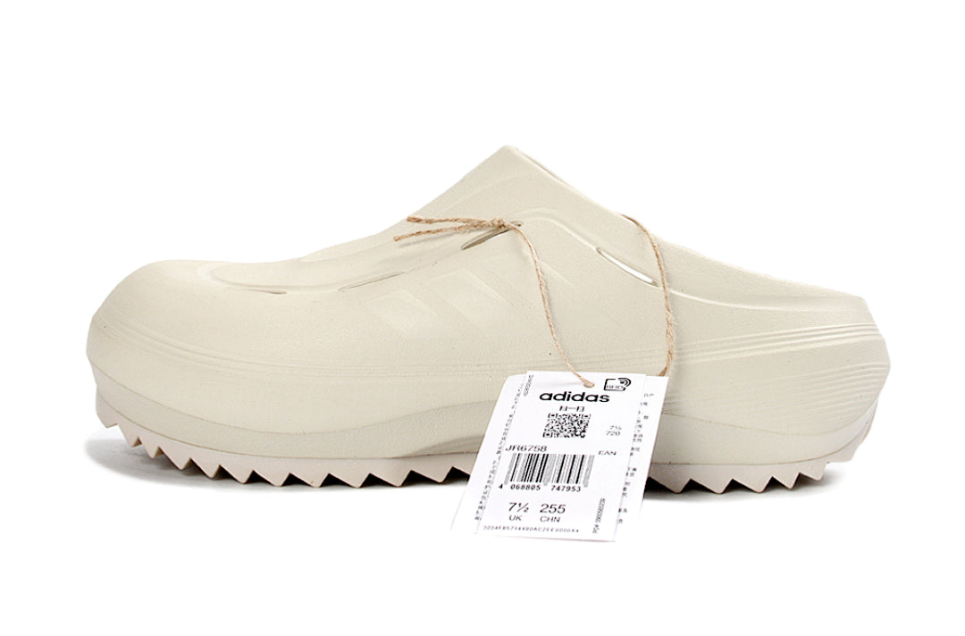 Adidas Adilette Platform Clogs Off-White Slip-On Recovery Shoes JH9853