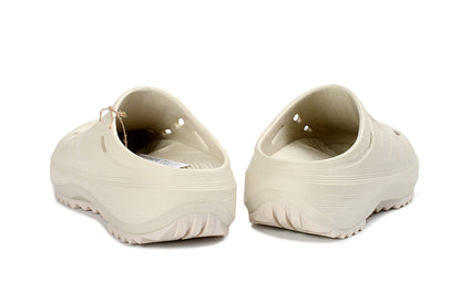 Adidas Adilette Platform Clogs Off-White Slip-On Recovery Shoes JH9853