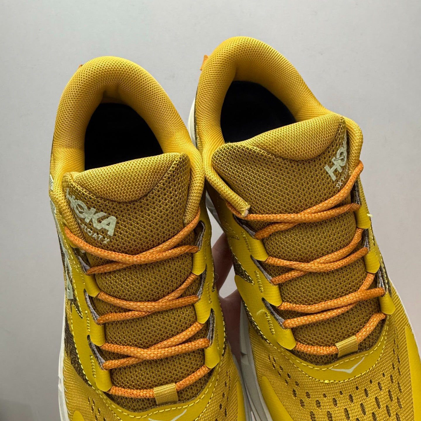 HOKA Skyline-Float X Flaxseed/Pollen Sneakers