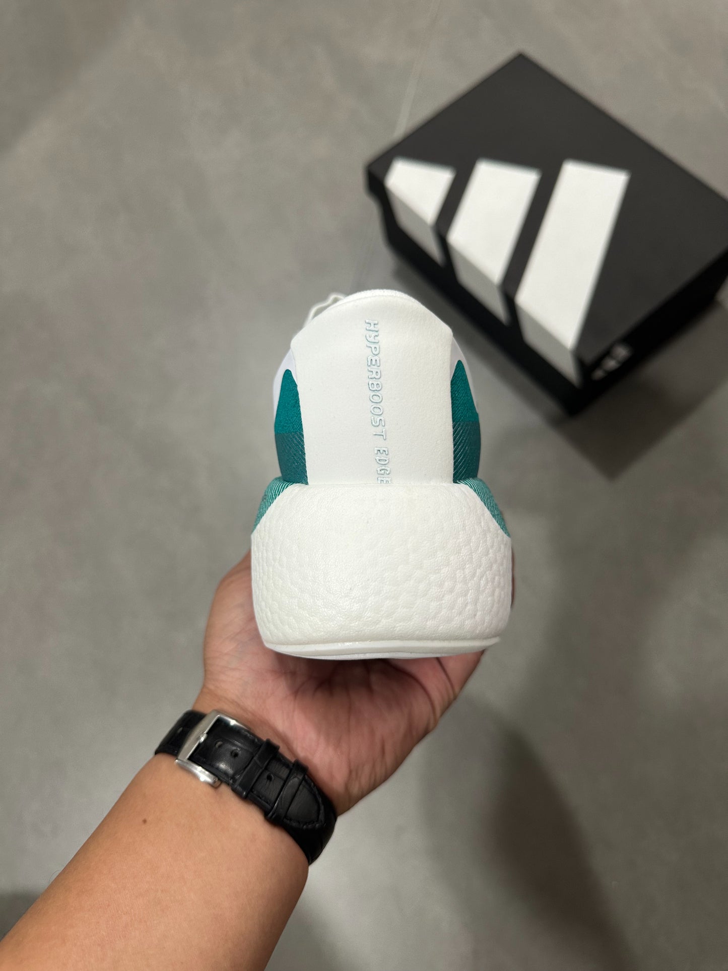 Adidas Hyperboost Edge 'Cloud White / Equipment Green / Mint
