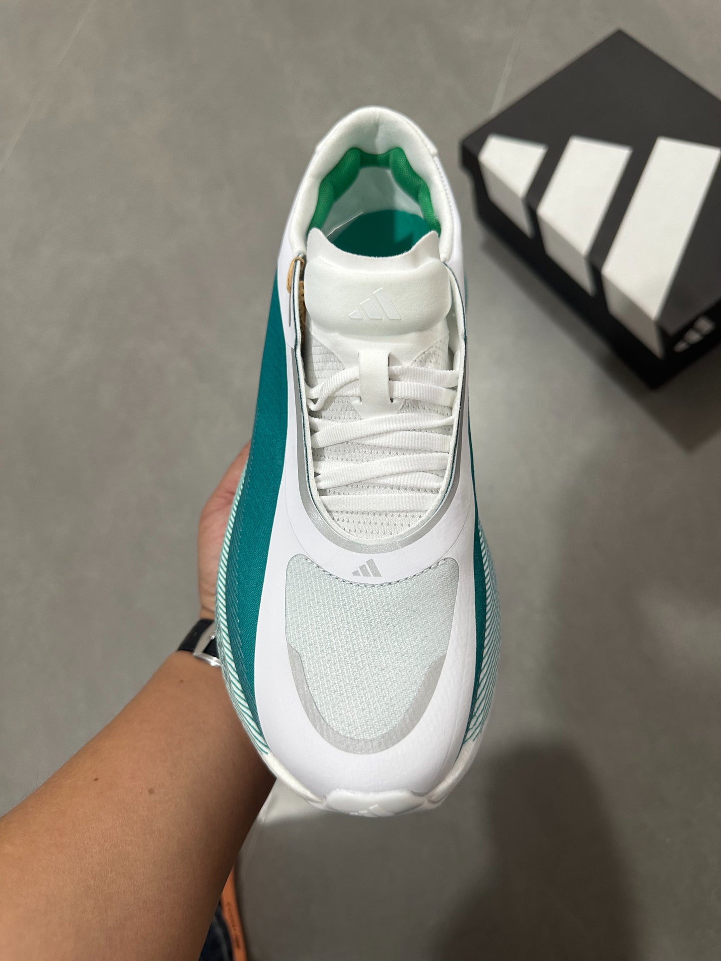 Adidas Hyperboost Edge 'Cloud White / Equipment Green / Mint