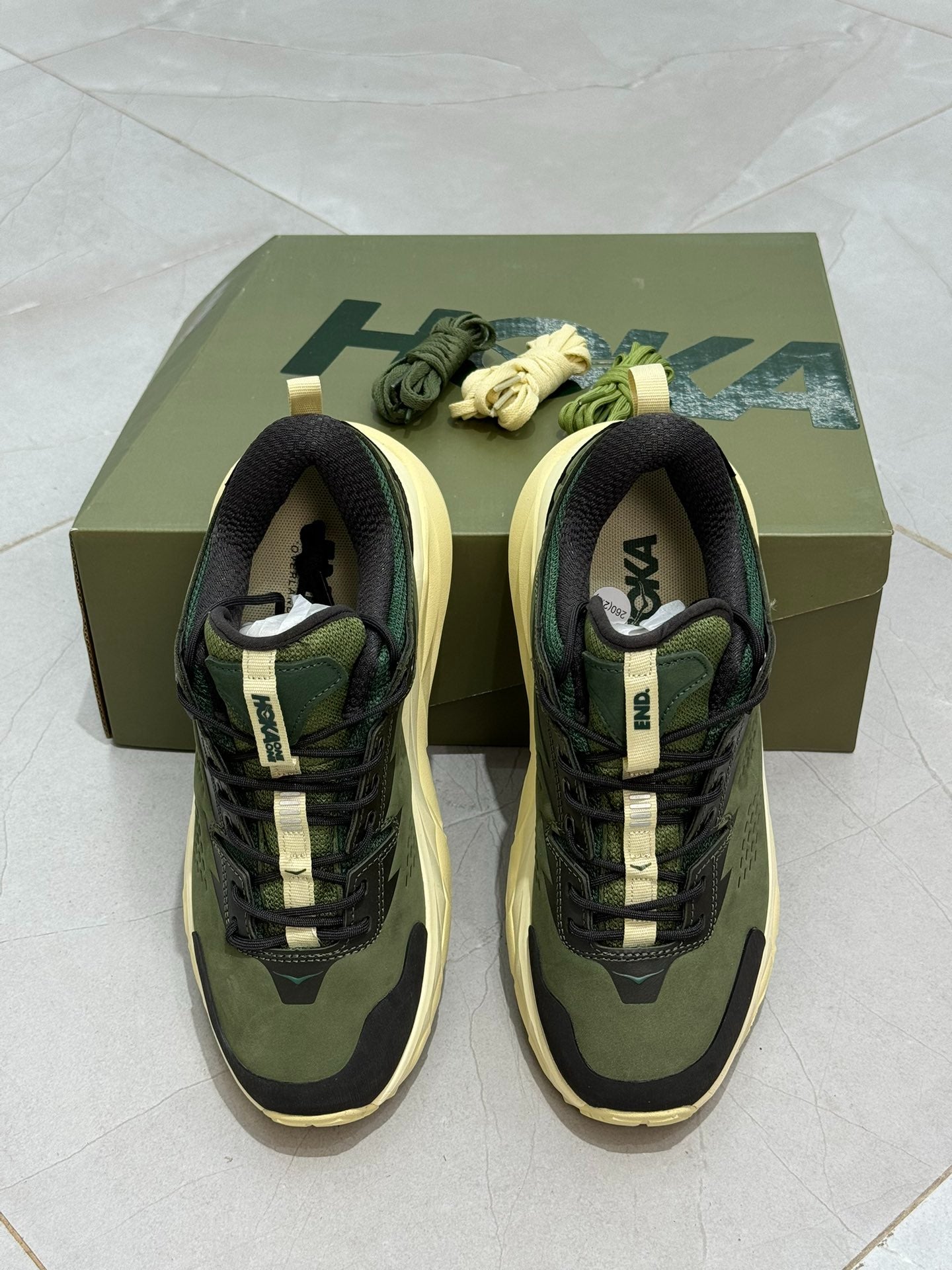 HOKA Kaha Low GORE-TEX Elite Terrain System Military Green