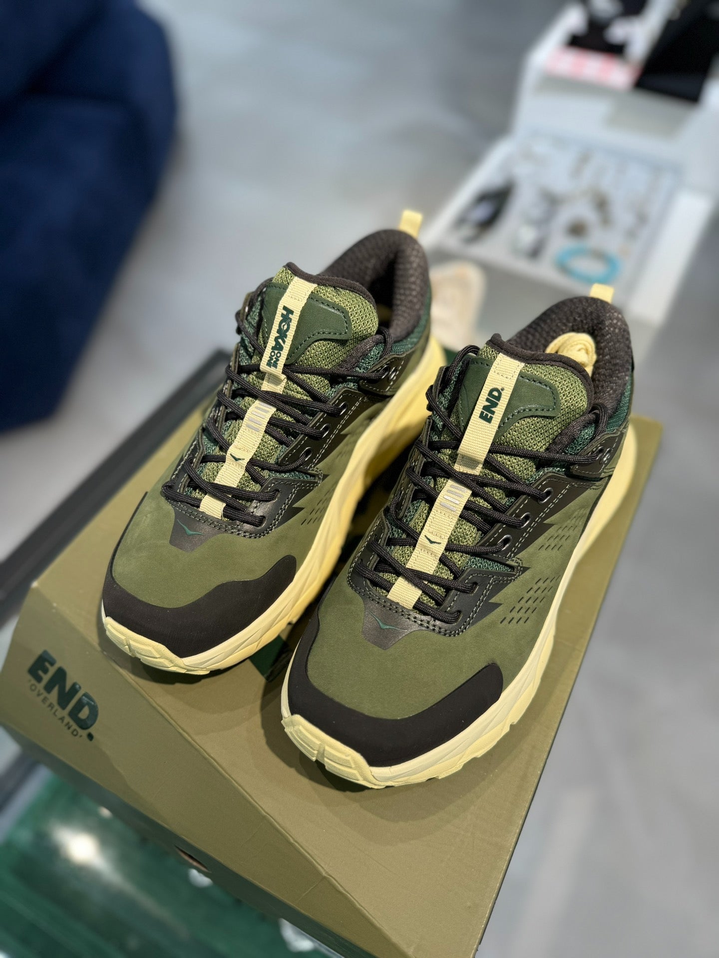 HOKA Kaha Low GORE-TEX Elite Terrain System Military Green