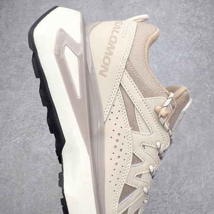Salomon Odyssey Elmt Low Beige Vanilla Men Women Chunky Shoes