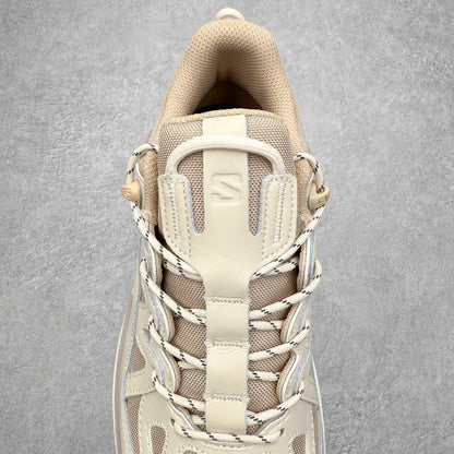 Salomon Odyssey Elmt Low Beige Vanilla Men Women Chunky Shoes