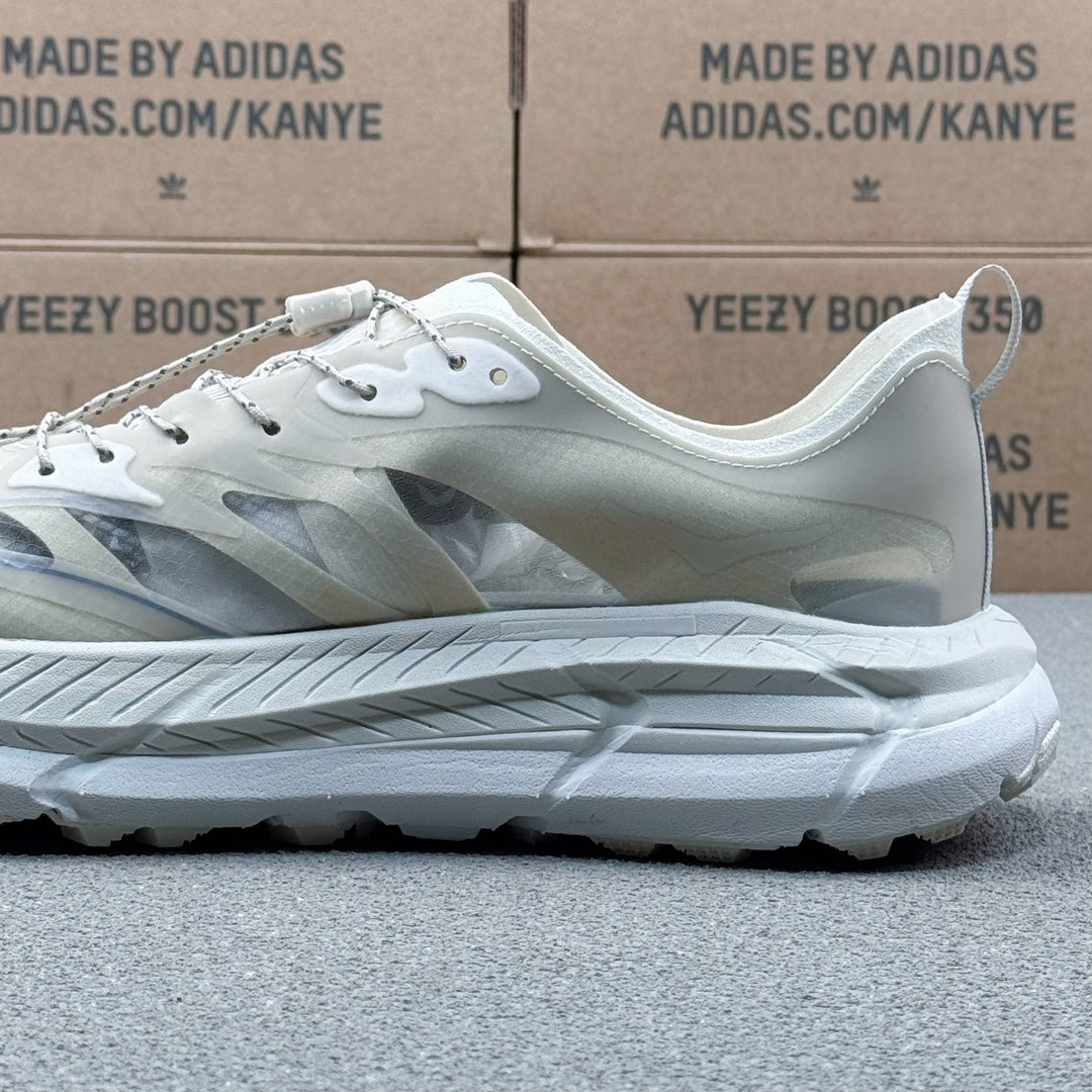 Hoka Mafate Speed 4 Khaki | White