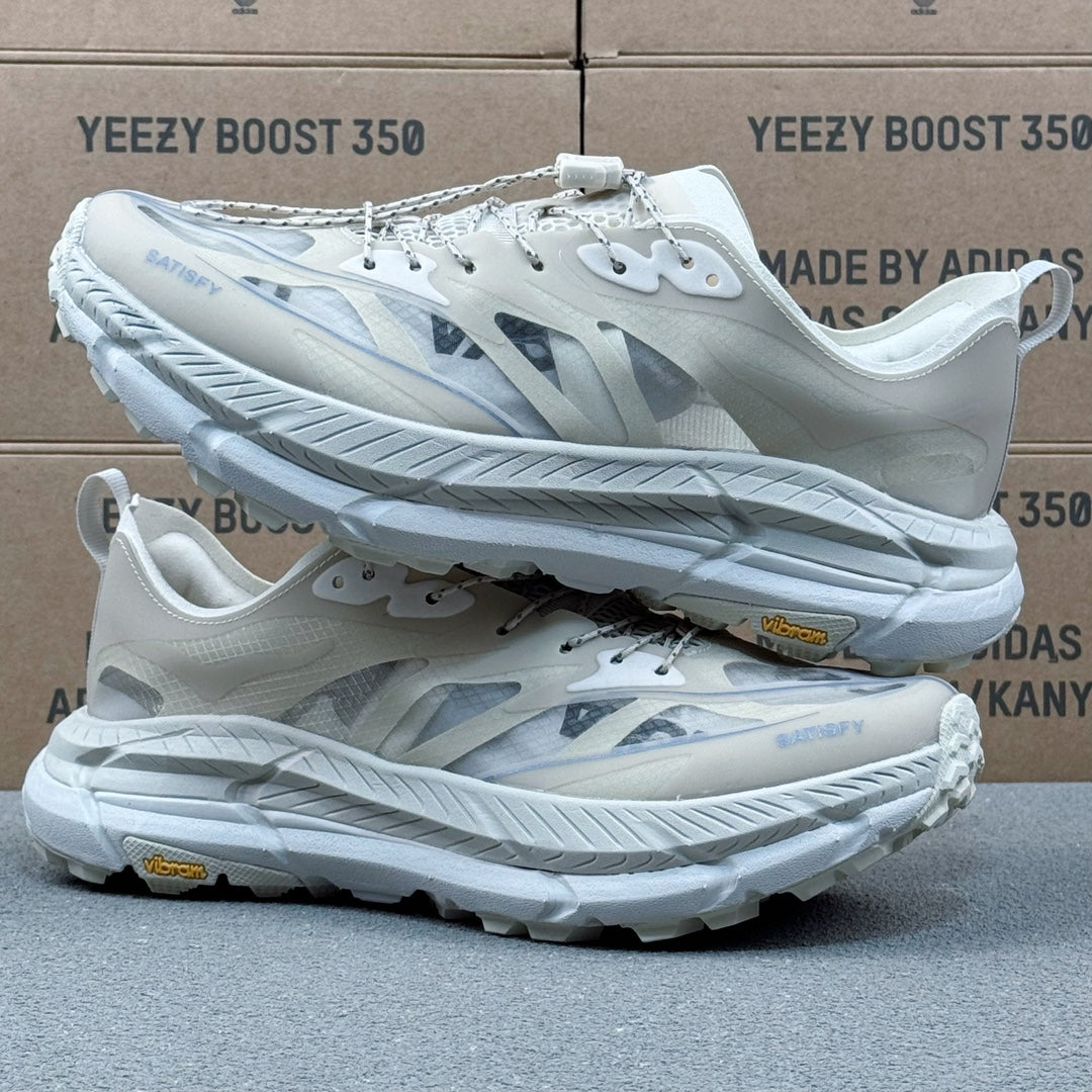 Hoka Mafate Speed 4 Khaki | White