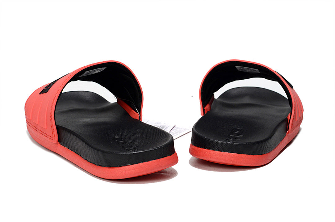 Adidas x Mercedes AMG Petronas F1 Adilette Slides Red Black Custom-Edition