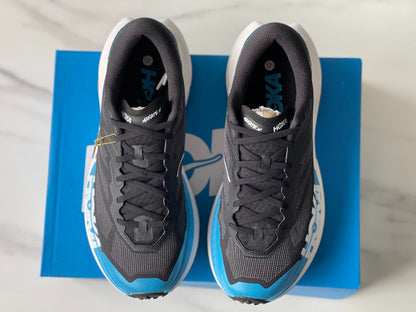 HOKA Mafate X Black | Sky blue