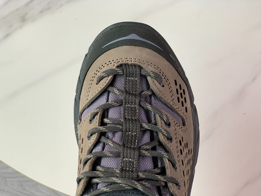 Hoka Ultra Low Gore-Tex Oatmeal Brown | Light Purple