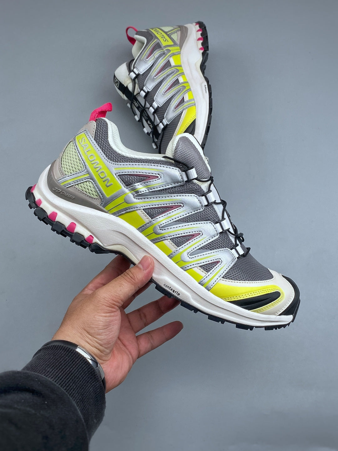 Salomon XA Pro 3D Grey/Yellow/Pink