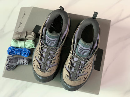 Hoka Ultra Low Gore-Tex Oatmeal Brown | Light Purple