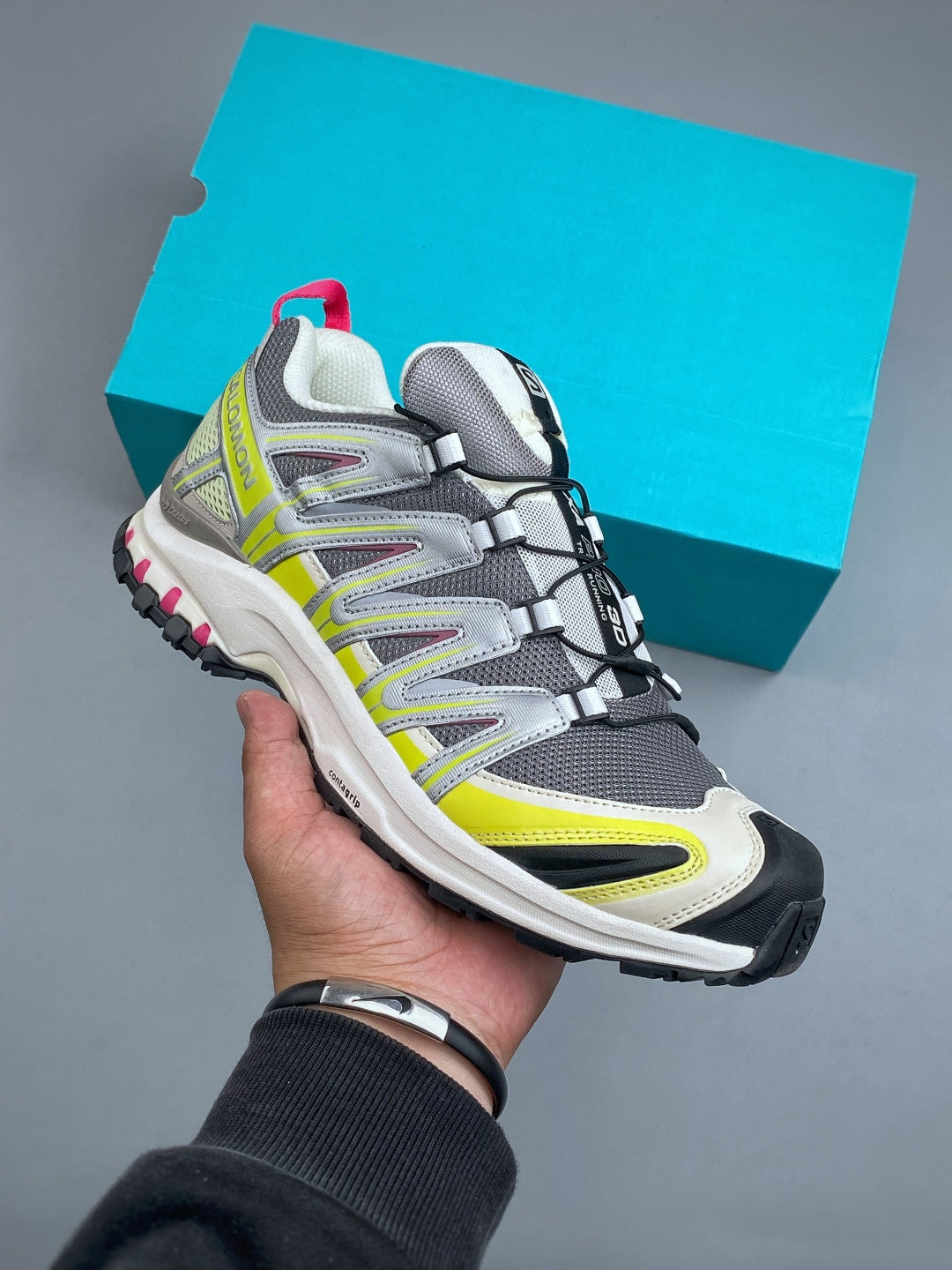 Salomon XA Pro 3D Grey/Yellow/Pink