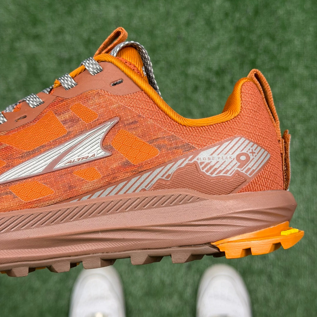 Altra Lone Peak 7 Orange Camo Zero Drop Breathable Trail Running Sneakers