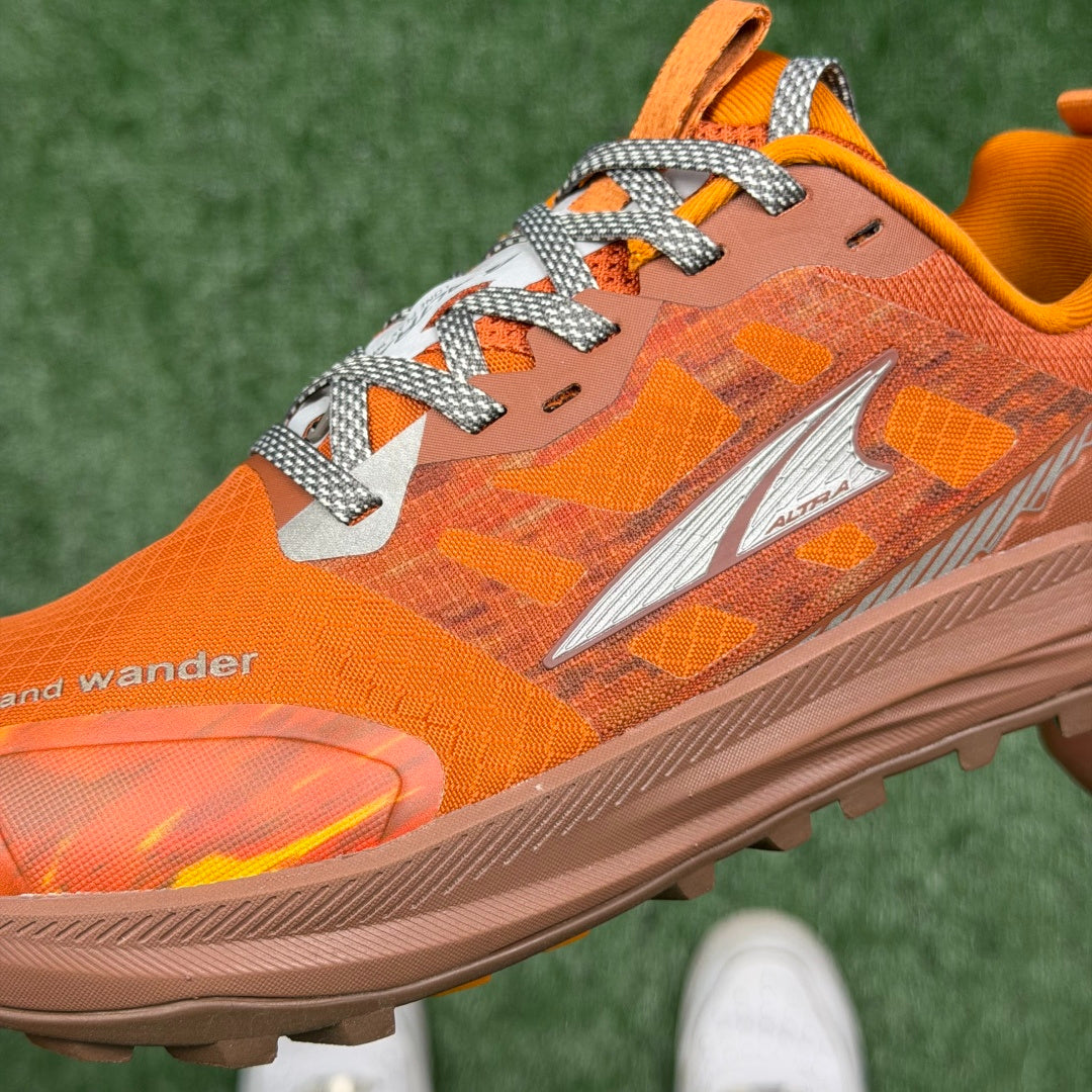 Altra Lone Peak 7 Orange Camo Zero Drop Breathable Trail Running Sneakers