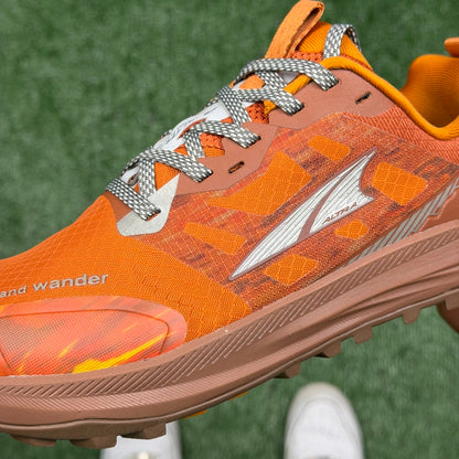 Altra Lone Peak 7 Orange Camo Zero Drop Breathable Trail Running Sneakers