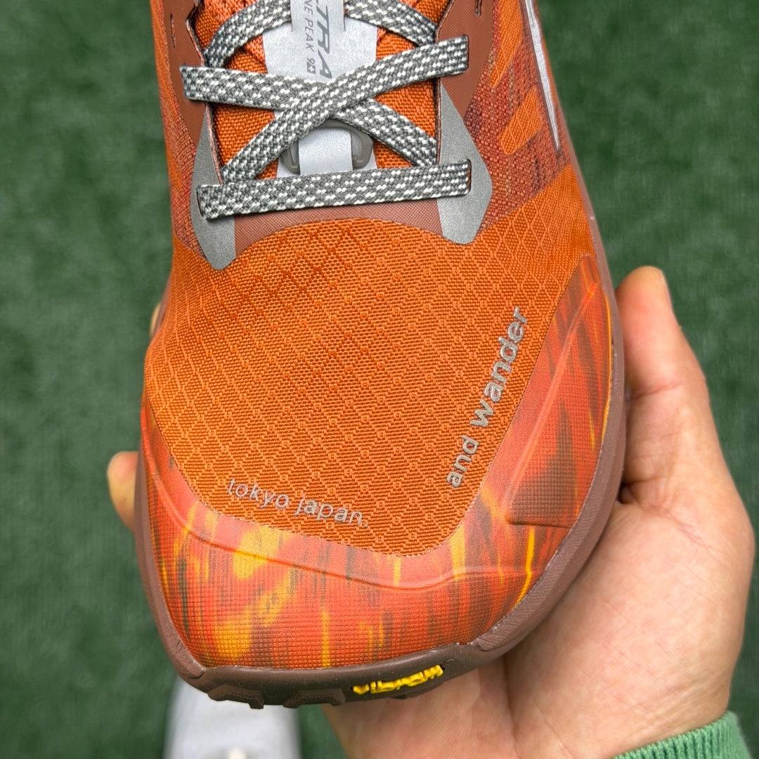 Altra Lone Peak 7 Orange Camo Zero Drop Breathable Trail Running Sneakers