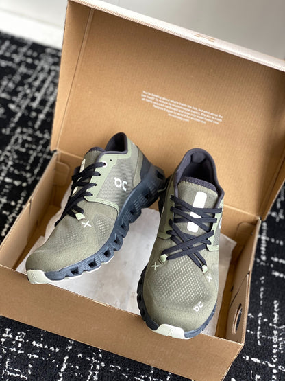 Cloud X 3 Training Sneakers Olive Green Black Breathable Mesh Sport Shoes Unisex