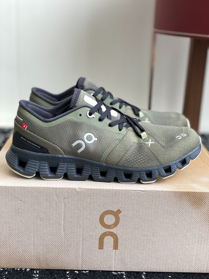 Cloud X 3 Training Sneakers Olive Green Black Breathable Mesh Sport Shoes Unisex