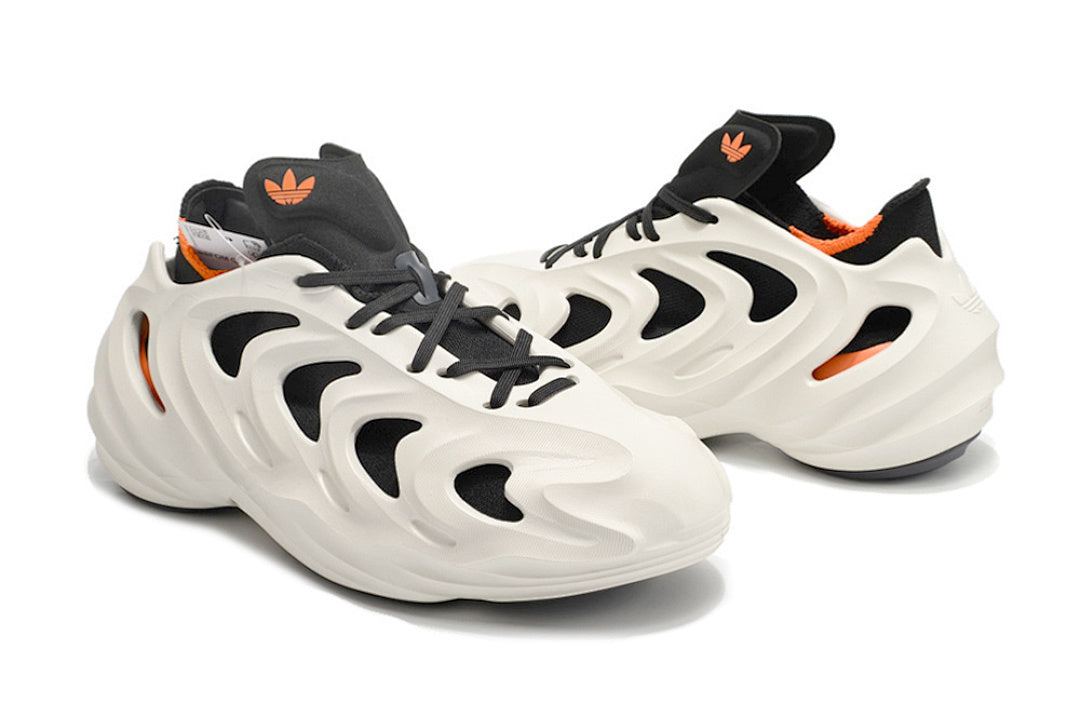 Adidas Originals AdiFOM Q "Off-White/Black/Orange" Sneakers
