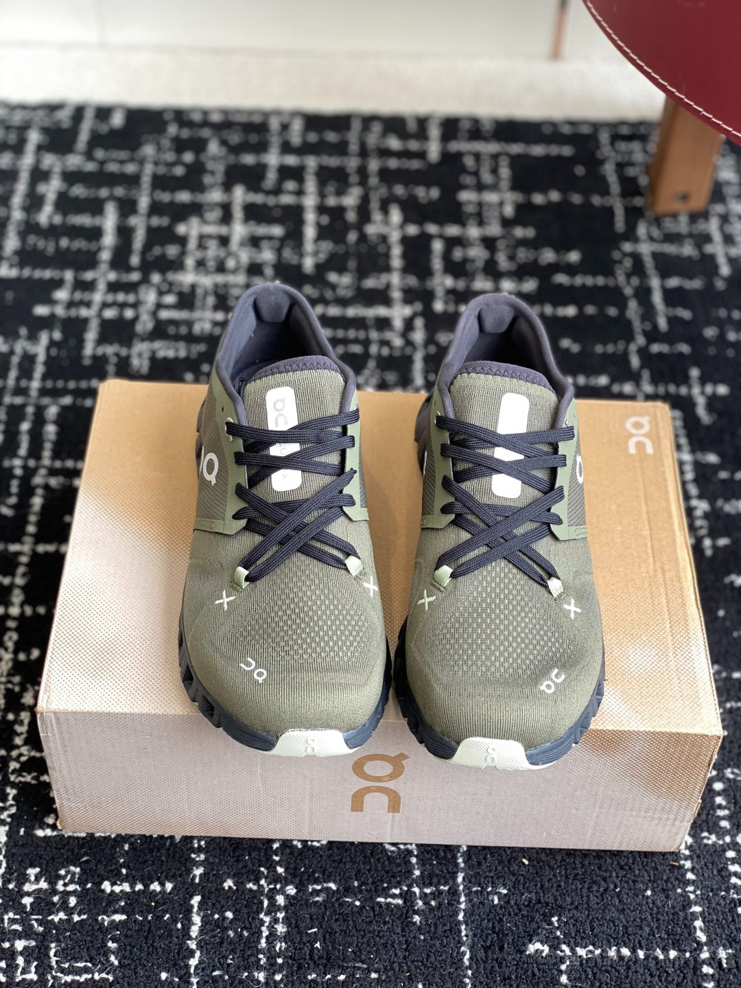 Cloud X 3 Training Sneakers Olive Green Black Breathable Mesh Sport Shoes Unisex