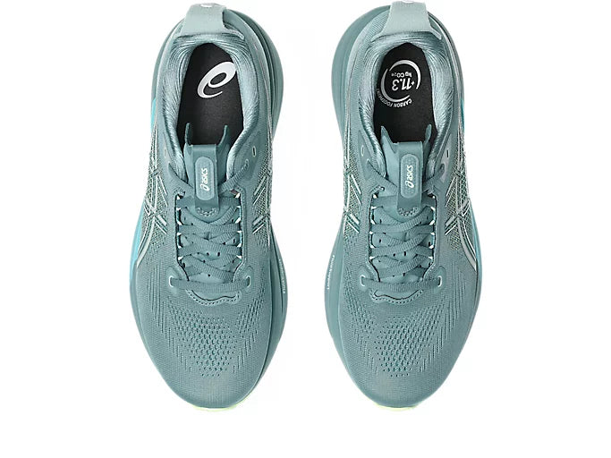 ASICS GEL-KAYANO 33 Foggy Teal/Illuminate Yellow