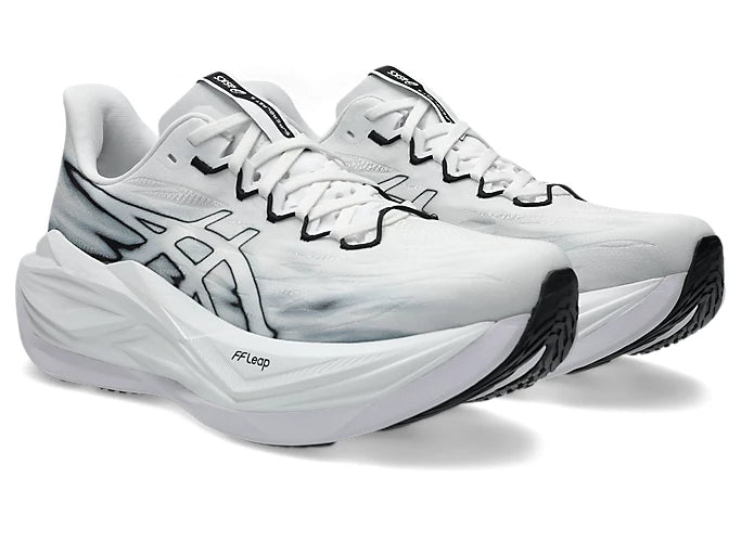 ASICS SUPERBLAST 3 White Black Unisex Running Shoes