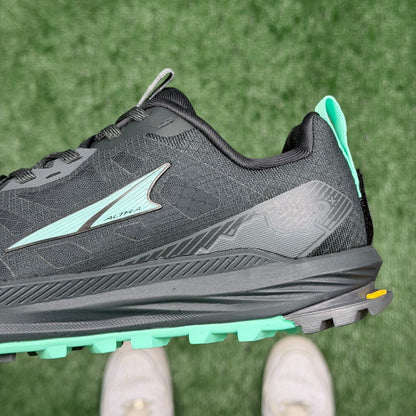 Altra Lone Peak 7 Dark Grey Mint Green Zero Drop Breathable Trail Running Sneakers
