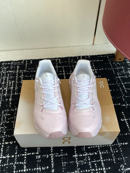 Cloudtilt Cushioned Running Sneakers Full Light Pink Breathable Mesh Sport Shoes Unisex
